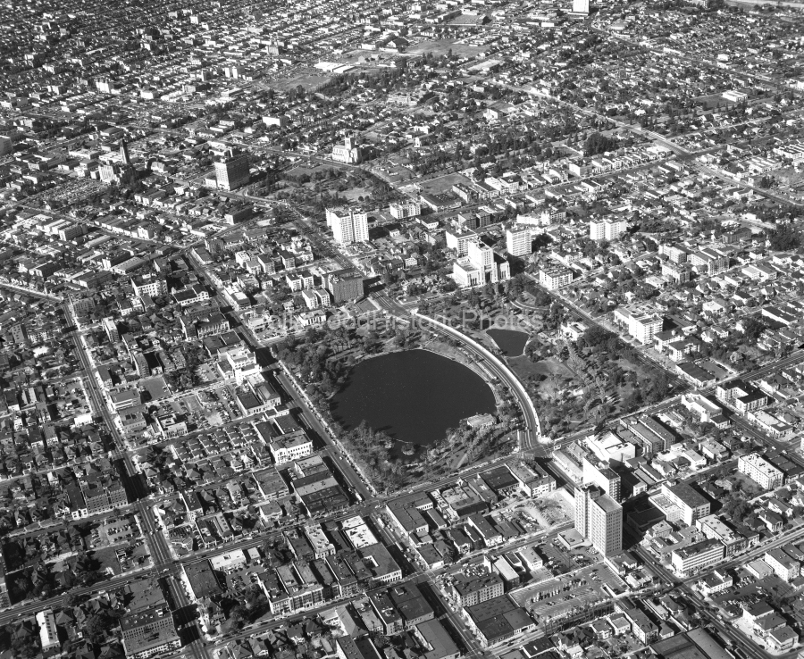 Hancock Park - MacArthur Park 1951 WM.jpg